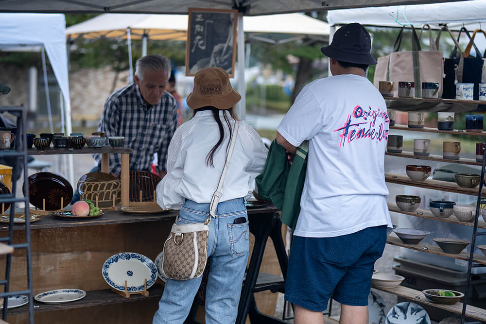 織部ヒルズ陶器市